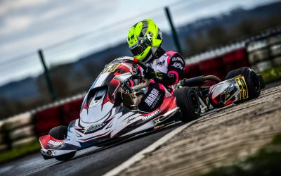 HARD. Academy Participant, Lucas Blantford, enjoys stellar weekend debuting X Kart chassis